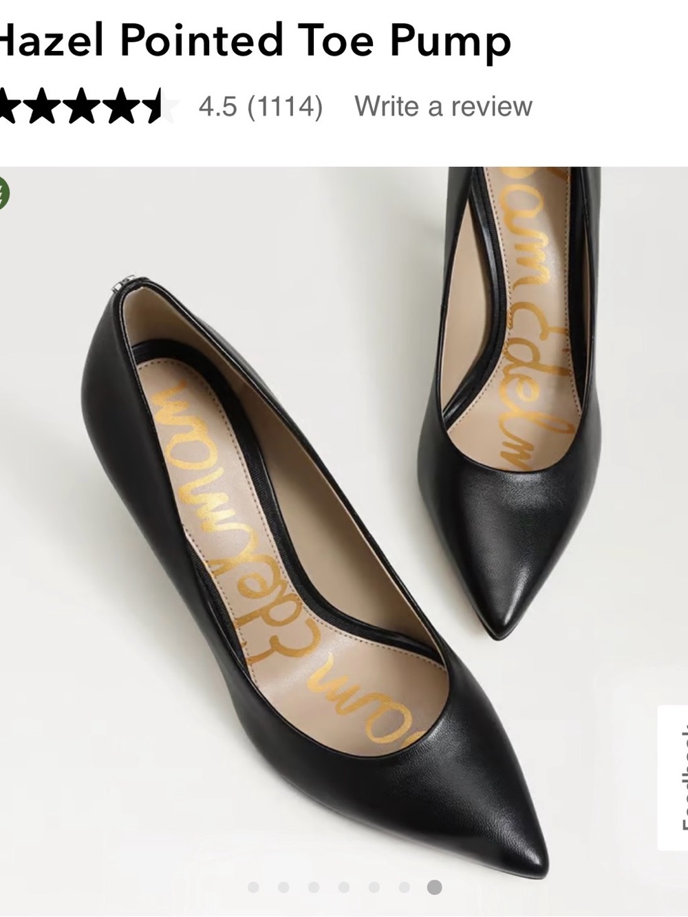 Sam Edelman black classic pumps. Worn a few times. Clean and ready for you!